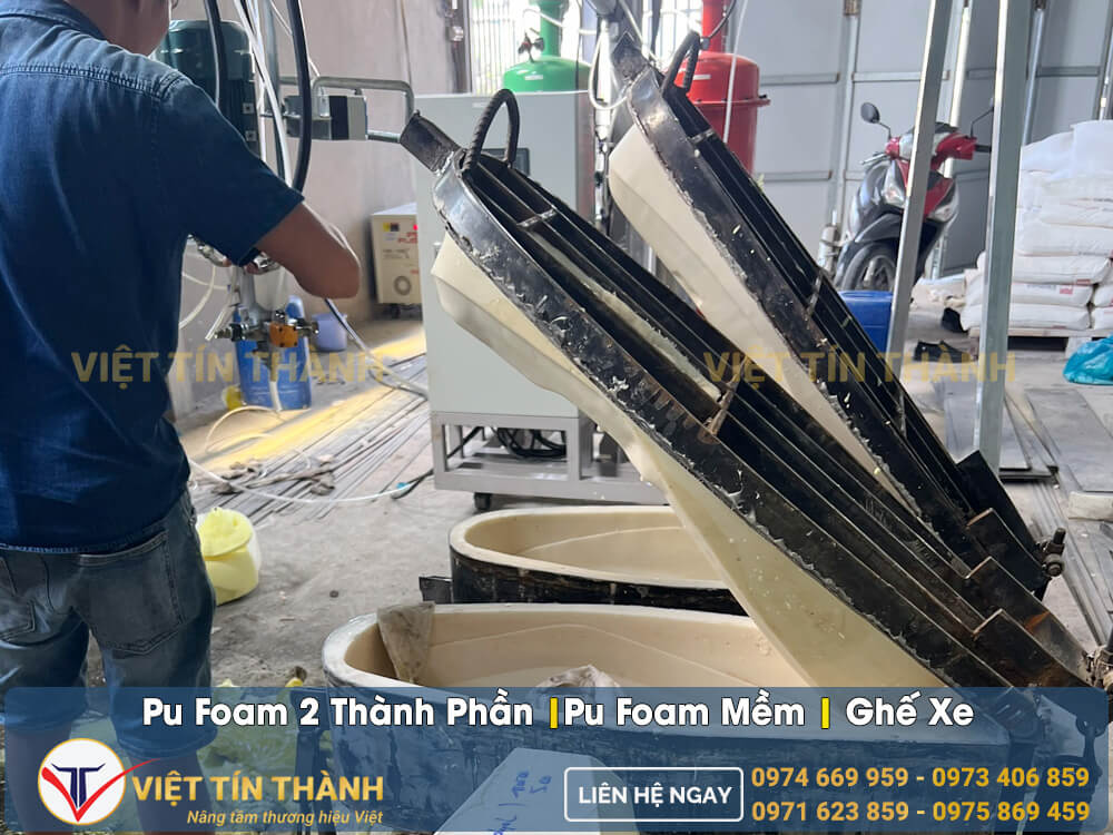 pu foam mềm sản xuất ghế xe